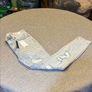 Judy Blue Skinny Blue Jeans Distressed Style